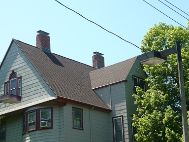 Residential roofing job in Chicago